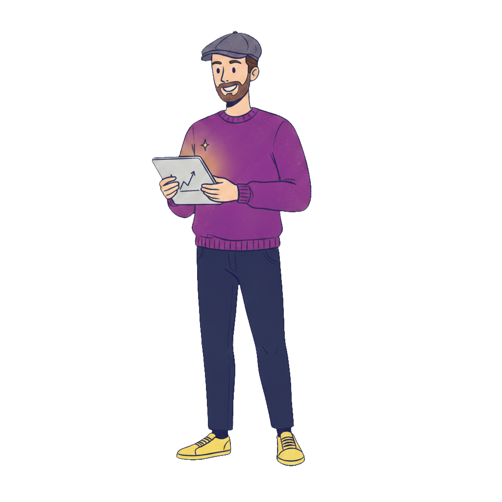 Illustration of Michael Cole