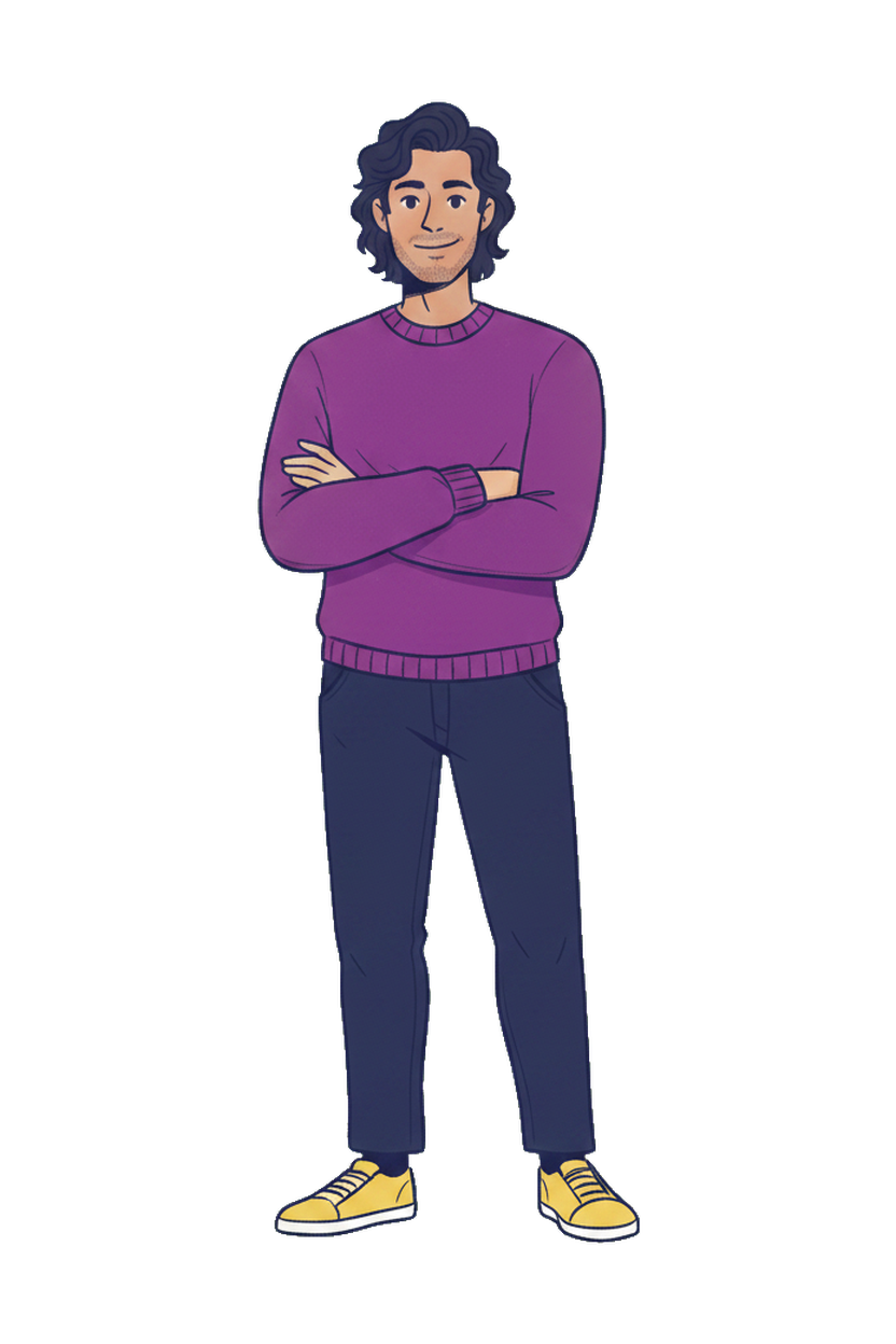 Illustration of Sam Darawish